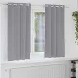 vidaXL Blackout Gordijnen met Ringen 2 pcs Beige 140 x 140 cm