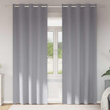 vidaXL Blackout Gordijnen met Ringen 2 pcs Beige 140 x 140 cm
