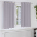 vidaXL Blackout Gordijnen met Ringen 2 pcs Beige 140 x 140 cm