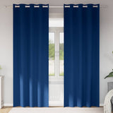 vidaXL Blackout Gordijnen met Ringen 2 pcs Beige 140 x 140 cm