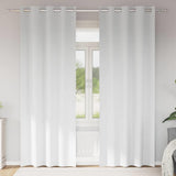 vidaXL Blackout Gordijnen met Ringen 2 pcs Beige 140 x 140 cm