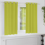 vidaXL Blackout Gordijnen met Ringen 2 pcs Beige 140 x 140 cm