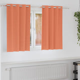 vidaXL Blackout Gordijnen met Ringen 2 pcs Beige 140 x 140 cm