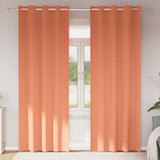 vidaXL Blackout Gordijnen met Ringen 2 pcs Beige 140 x 140 cm