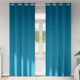 vidaXL Blackout Gordijnen met Ringen 2 pcs Beige 140 x 140 cm