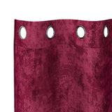 vidaXL Velvet Gordijnen 2 pcs Wijnrood 140 x 140 cm Fluweel