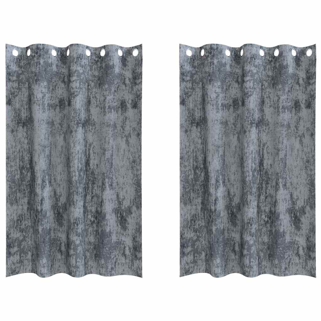 vidaXL Velvet Gordijnen 2 pcs Wijnrood 140 x 140 cm Fluweel