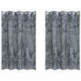 vidaXL Velvet Gordijnen 2 pcs Wijnrood 140 x 140 cm Fluweel