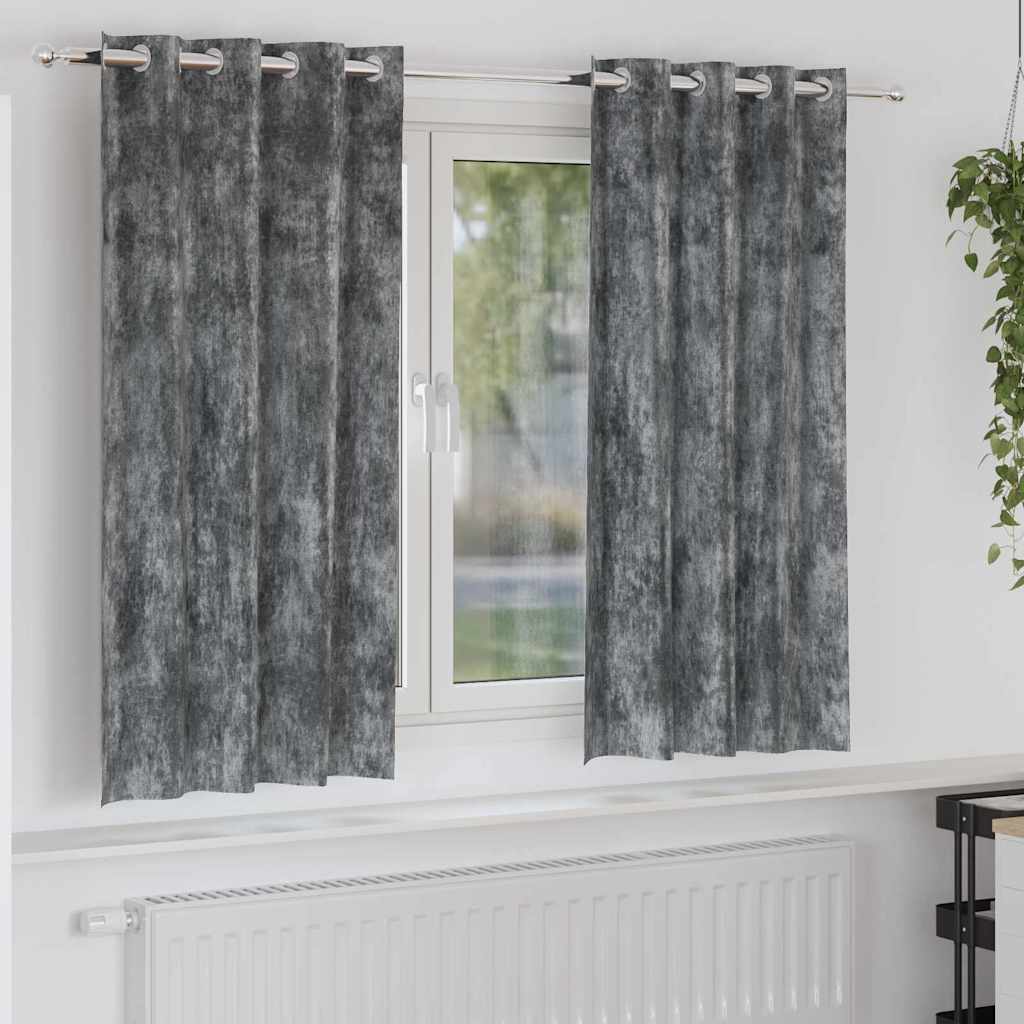 vidaXL Velvet Gordijnen 2 pcs Wijnrood 140 x 140 cm Fluweel