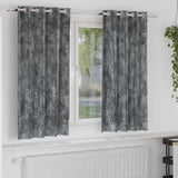 vidaXL Velvet Gordijnen 2 pcs Wijnrood 140 x 140 cm Fluweel