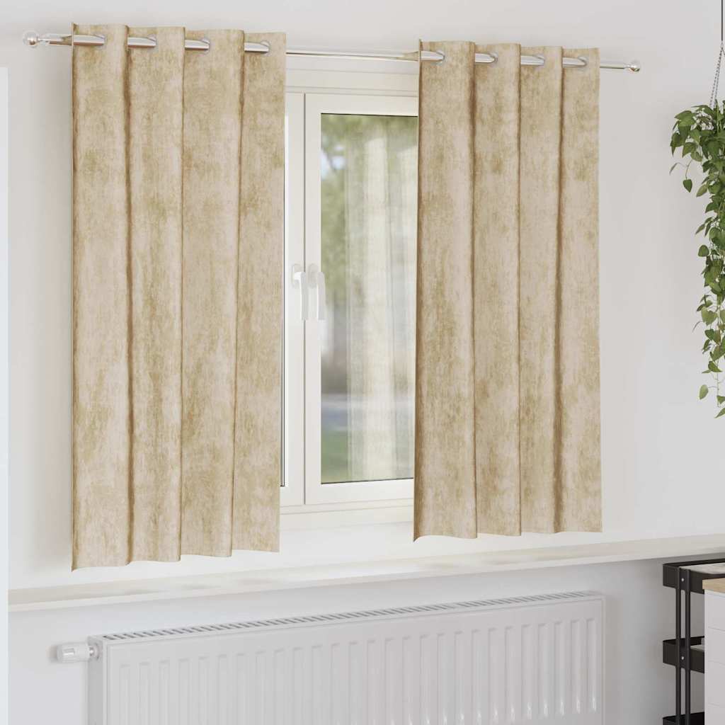 vidaXL Velvet Gordijnen 2 pcs Wijnrood 140 x 140 cm Fluweel