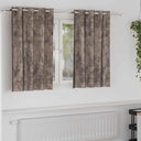 vidaXL Velvet Gordijnen 2 pcs Wijnrood 140 x 140 cm Fluweel