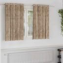 vidaXL Velvet Gordijnen 2 pcs Wijnrood 140 x 140 cm Fluweel
