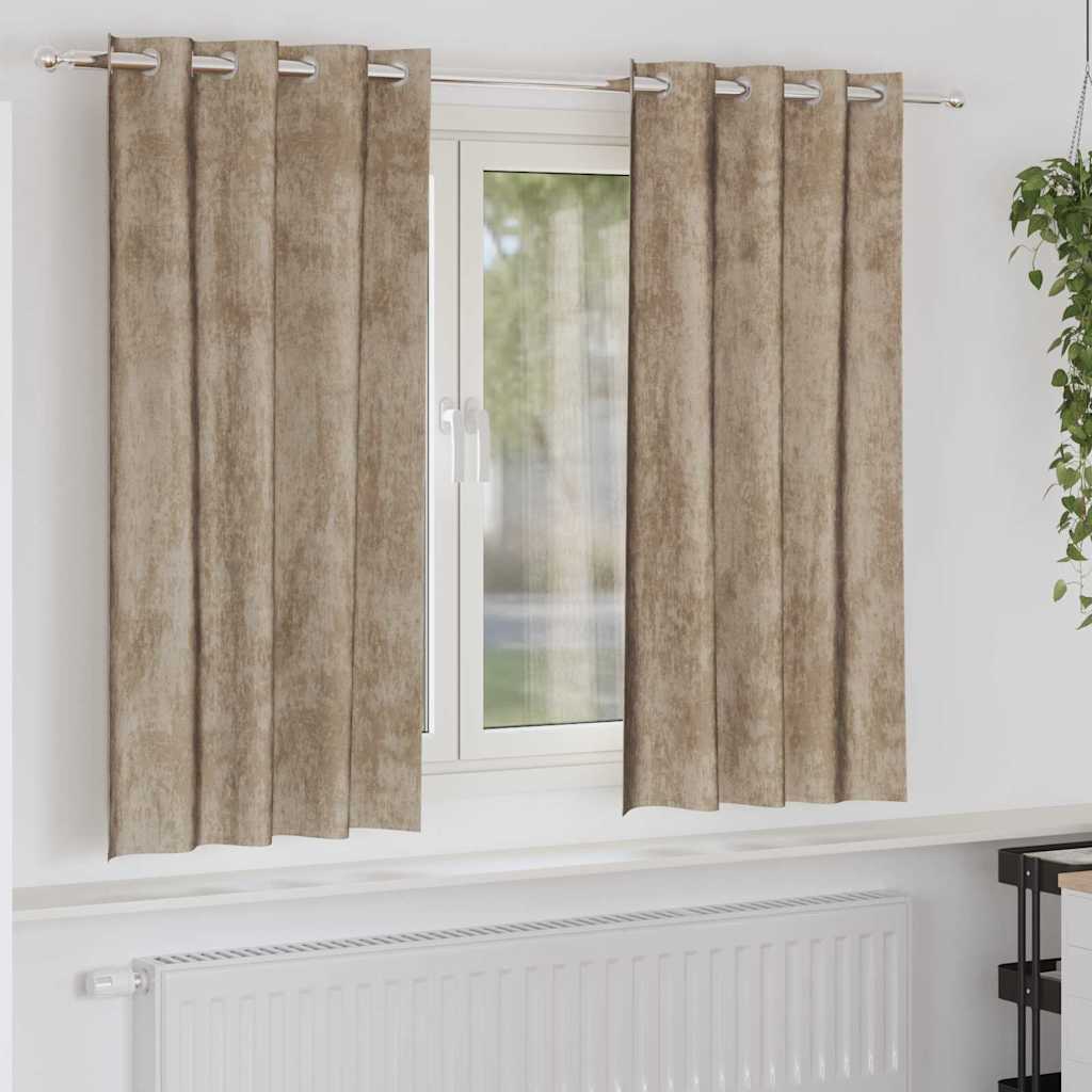 vidaXL Velvet Gordijnen 2 pcs Wijnrood 140 x 140 cm Fluweel
