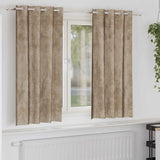 vidaXL Velvet Gordijnen 2 pcs Wijnrood 140 x 140 cm Fluweel