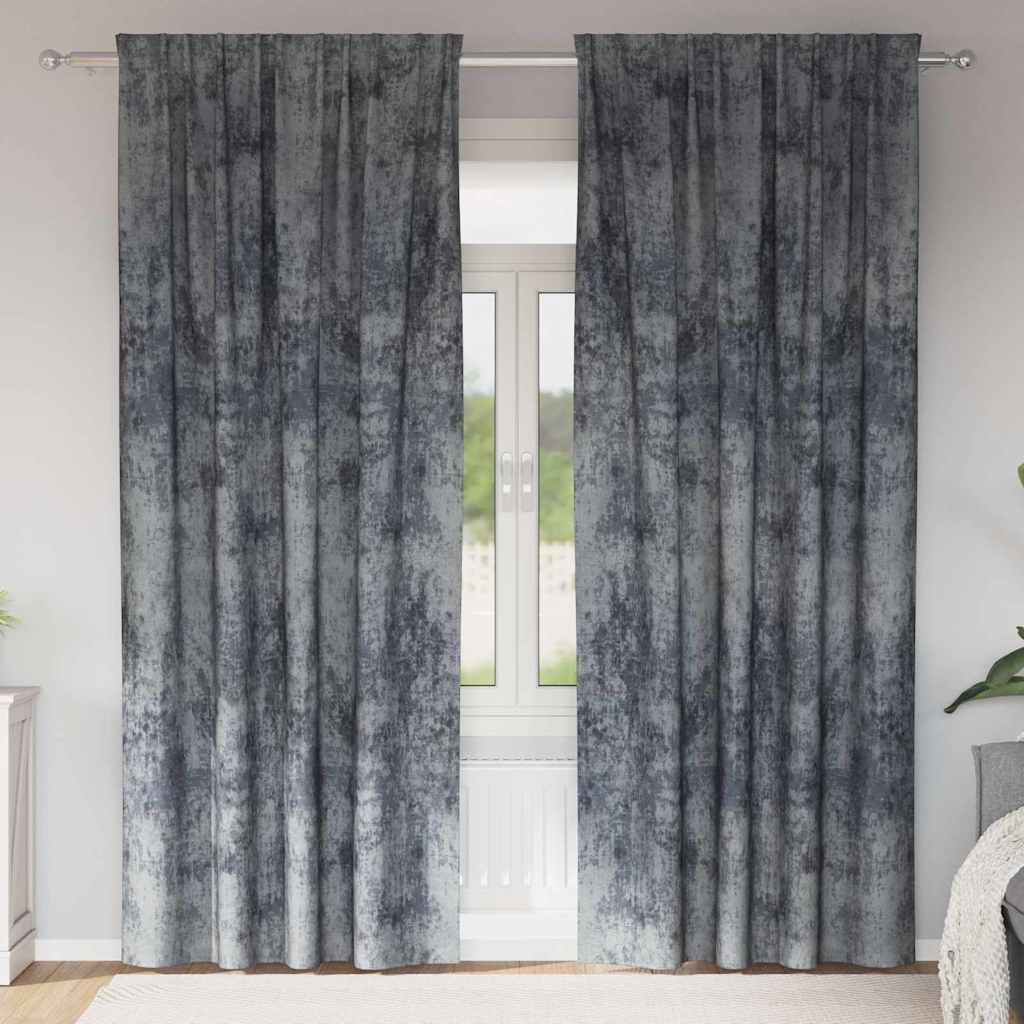 vidaXL Velvet Gordijnen 2 pcs Wijnrood 140 x 140 cm Fluweel