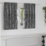 vidaXL Velvet Gordijnen 2 pcs Wijnrood 140 x 140 cm Fluweel