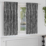 vidaXL Velvet Gordijnen 2 pcs Wijnrood 140 x 140 cm Fluweel