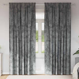 vidaXL Velvet Gordijnen 2 pcs Wijnrood 140 x 140 cm Fluweel