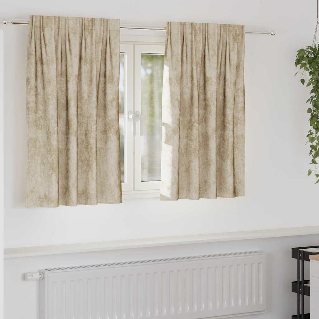 vidaXL Velvet Gordijnen 2 pcs Wijnrood 140 x 140 cm Fluweel