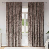 vidaXL Velvet Gordijnen 2 pcs Wijnrood 140 x 140 cm Fluweel