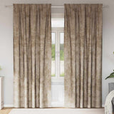 vidaXL Velvet Gordijnen 2 pcs Wijnrood 140 x 140 cm Fluweel