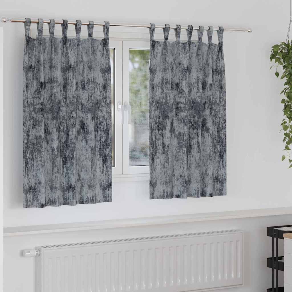 vidaXL Velvet Gordijnen 2 pcs Wijnrood 140 x 140 cm Fluweel