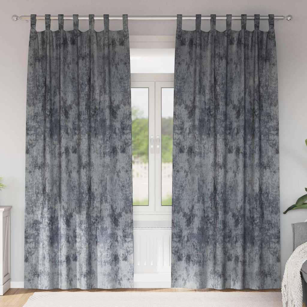 vidaXL Velvet Gordijnen 2 pcs Wijnrood 140 x 140 cm Fluweel