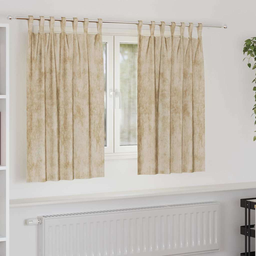 vidaXL Velvet Gordijnen 2 pcs Wijnrood 140 x 140 cm Fluweel