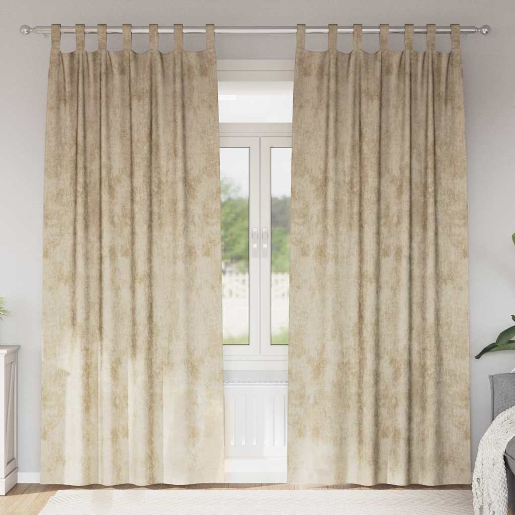 vidaXL Velvet Gordijnen 2 pcs Wijnrood 140 x 140 cm Fluweel