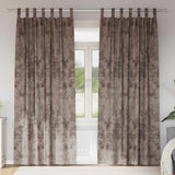 vidaXL Velvet Gordijnen 2 pcs Wijnrood 140 x 140 cm Fluweel