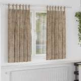 vidaXL Velvet Gordijnen 2 pcs Wijnrood 140 x 140 cm Fluweel