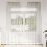 vidaXL Voile Gordijn met gordijnen 2 pcs Wit 140 x 140 cm Polyester