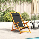 vidaXL Zonstoel 2 pcs Bruin 61.5 x 123 x 82cm Massief acaciahout