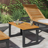 vidaXL Tafelblad Olie Natuurlijk 80 x 40 x 2 cm Massief Acacia Hout
