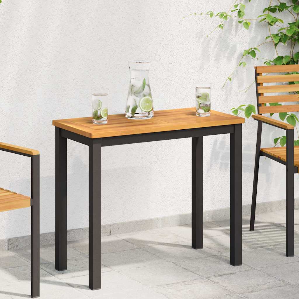 vidaXL Tafelblad Olie Natuurlijk 80 x 40 x 2 cm Massief Acacia Hout