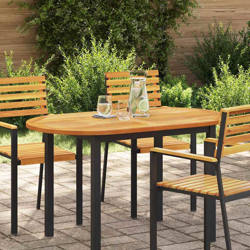 vidaXL Tafelblad Olie Natuurlijk 80 x 40 x 2 cm Massief Acacia Hout