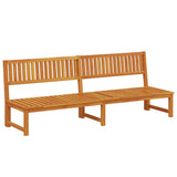 vidaXL Ligstoel Olie Natuurlijk 200 x 57 x 75cm Massief acaciahout