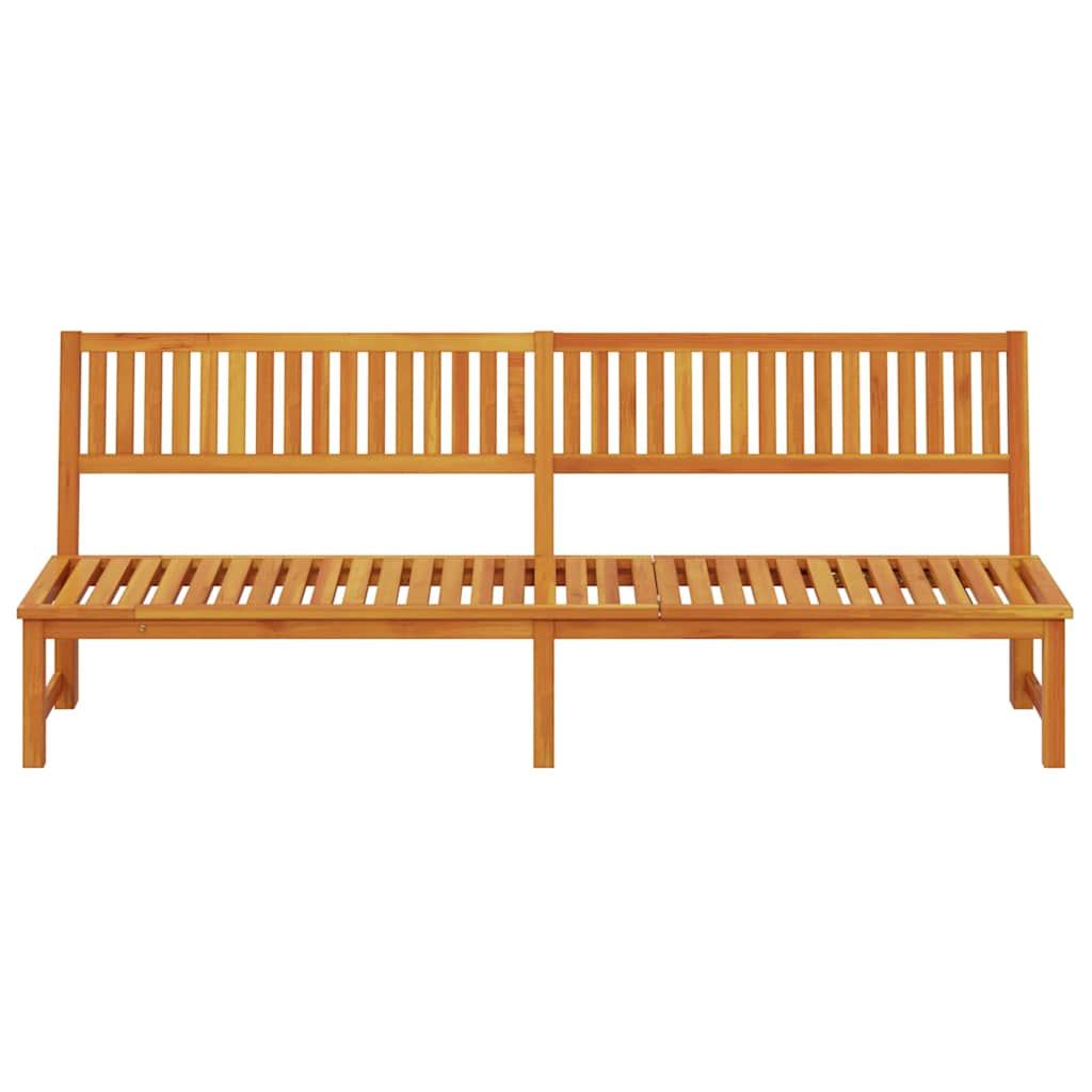 vidaXL Ligstoel Olie Natuurlijk 200 x 57 x 75cm Massief acaciahout