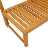 vidaXL Ligstoel Olie Natuurlijk 200 x 57 x 75cm Massief acaciahout