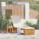 vidaXL Ligstoel Olie Natuurlijk 200 x 55 x 94 cm Massief acaciahout