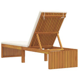 vidaXL Ligstoel Olie Natuurlijk 200 x 55 x 94 cm Massief acaciahout