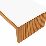 vidaXL Ligstoel Olie Natuurlijk 200 x 55 x 94 cm Massief acaciahout