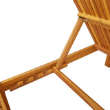 vidaXL Ligstoel Olie Natuurlijk 200 x 55 x 94 cm Massief acaciahout