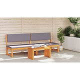 vidaXL Bijzettafel Olie Natuurlijk 70 x 35 x 35 cm Massief Acacia Hout