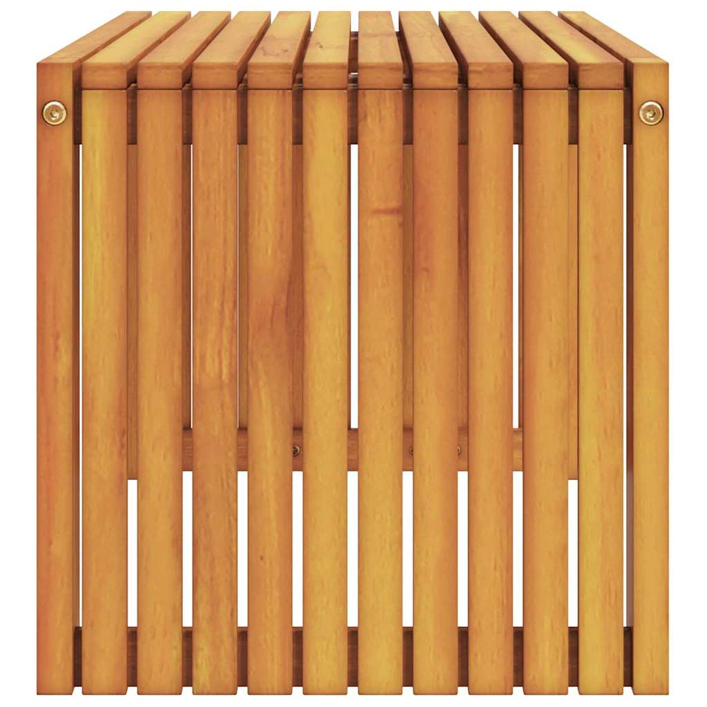 vidaXL Bijzettafel Olie Natuurlijk 70 x 35 x 35 cm Massief Acacia Hout