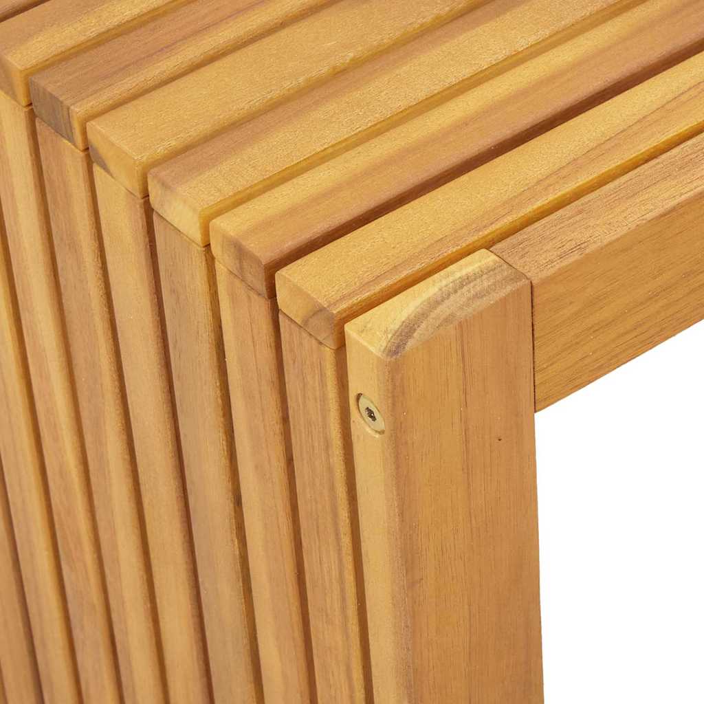 vidaXL Bijzettafel Olie Natuurlijk 70 x 35 x 35 cm Massief Acacia Hout
