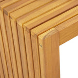vidaXL Bijzettafel Olie Natuurlijk 70 x 35 x 35 cm Massief Acacia Hout