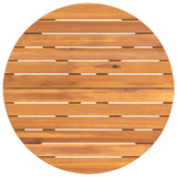 vidaXL Tuinbijzettafel rond Ø70x75 cm massief acaciahout