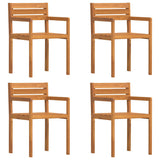vidaXL Tuinstoelen 2 st 50x53x80 cm massief acaciahout